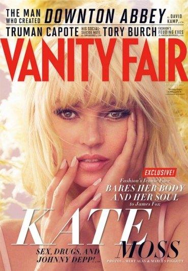 L’Iconique Kate Moss pour Vanity Fair