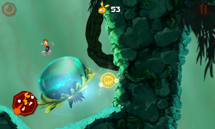 image 08 700x421 Test de Rayman Jungle Run sur iOS et Android