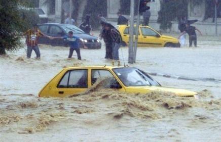 inondatation taxi tunisie