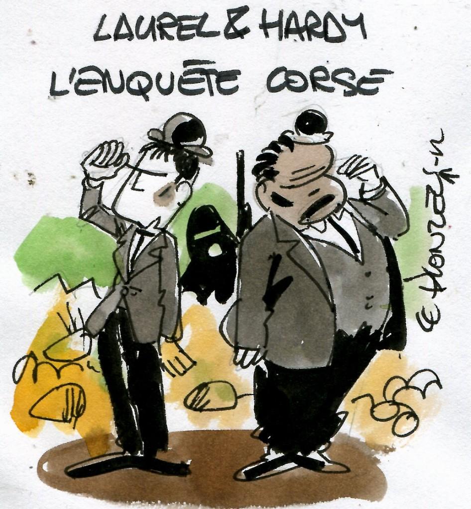 Valls et Taubira en Corse
