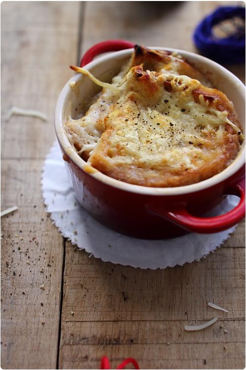 soupe-poireaux-gratinee2 Soupe de poireaux gratinée