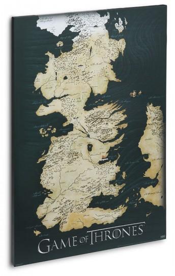 Une carte magnifique pour Game of Thrones