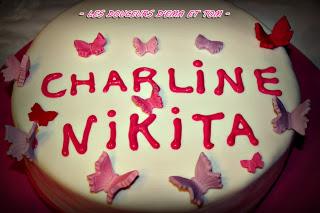 Gâteau d'anniversaire de Charline