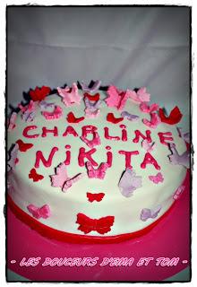 Gâteau d'anniversaire de Charline