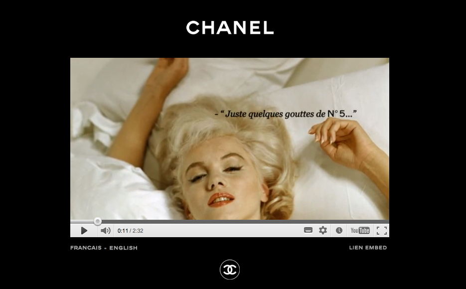 Chanel N°5 et l'enregistrement inédit de Marilyn Monroe !