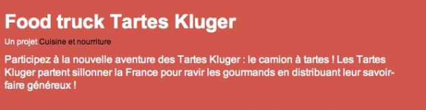 Coup de coeur de la semaine : Food-truck Kluger !