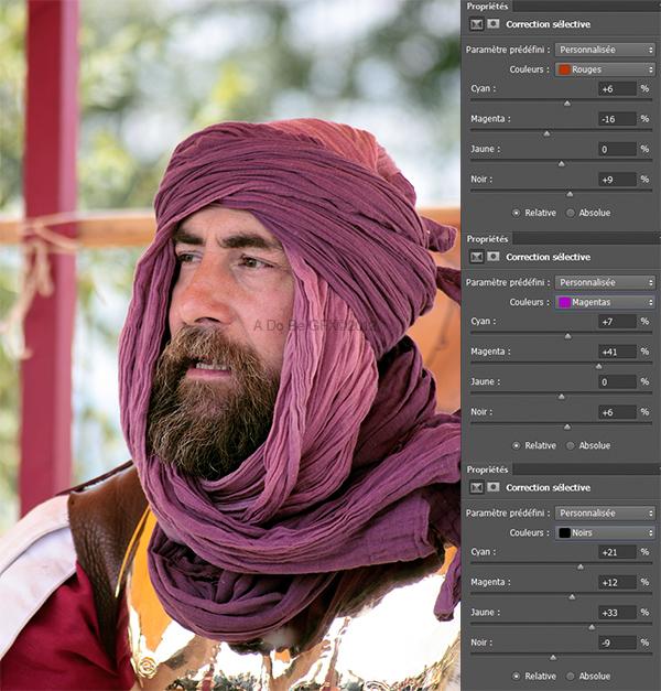 Sublimer un portrait en couleur via Photoshop CS6