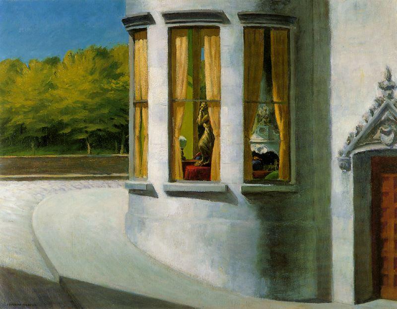 Hopper 1945 August in the city