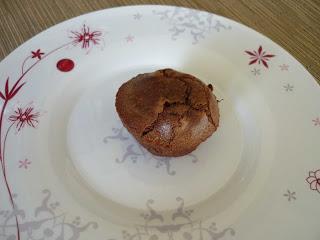 Fondant au chocolat, coeur au chocolat blanc Fondant au chocolat, coeur au chocolat blanc
