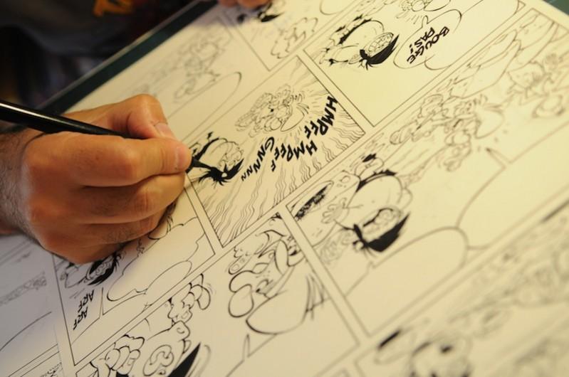 PehelPartie3 Dans l’atelier de… Philippe Larbier, partie 3 A la table à dessin