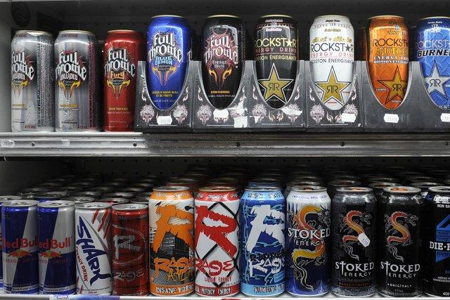 Des boissons énergisantes, vendues dans un dépanneur.... (Photo: Bernard Brault, archives La Presse)