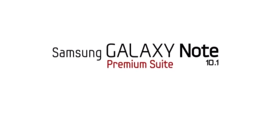 Une Premium Suite pour la Samsung Galaxy Note 10.1