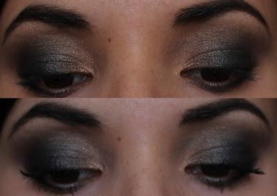 Blue is the new black...(tuto make up)