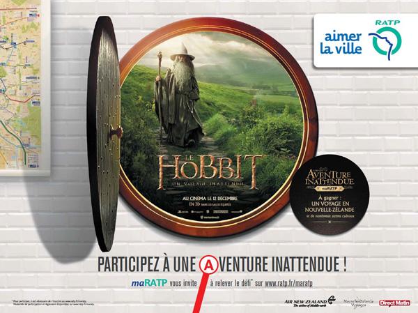 La station AUBER à Paris transformée en village Hobbit