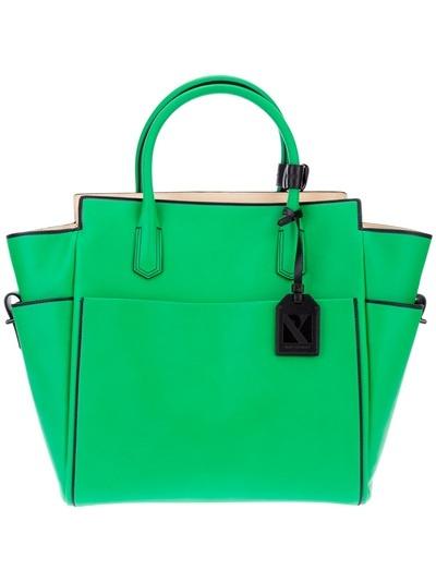 a Reed Krakoff green tote to call mine