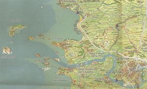 Rochefort, le Belem carte