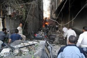 SYRIE. Jaramana (Damas) 34 morts et 83 blessés, oeuvre des amis de François Hollande