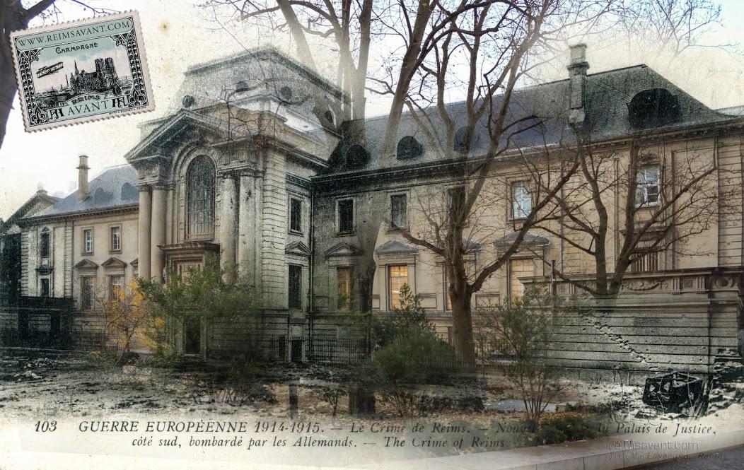 La nouvelle façade du palais de justice, 1915-2012.