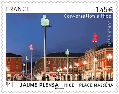 Zoom sur ... la Place Masséna et son timbre
