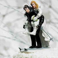 Mariage sur le thème hiver