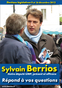 Mardi 4 décembre réunion publique de Sylvain Berrios à l’Ecole Bled