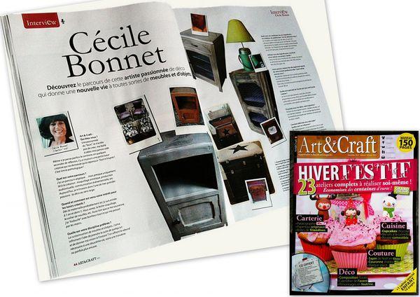 C Bo dans le journal... ☺ Art and craft - Montage ITW