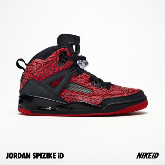 Air Jordan Spiz’ike iD Red Flip Sample