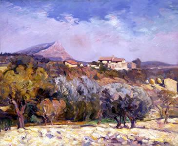 Louise Germain Les lieux qui ont inspirés les peintres – n° 11 – Aix en Provence et le pays d’Aix