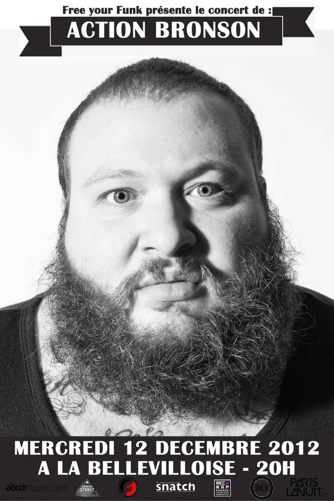 Flyer Action Bronson Action Bronson à la Bellevilloise (2×2 places à gagner)
