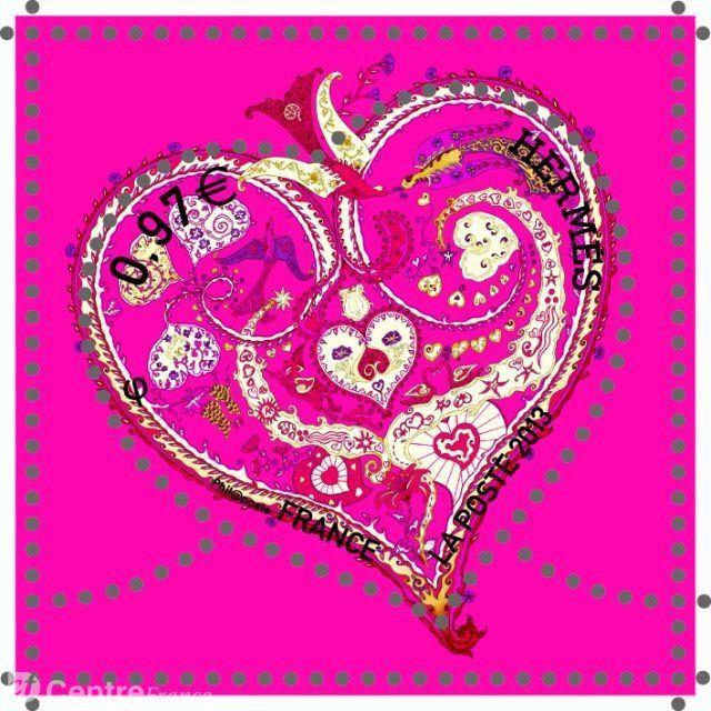 Le timbre Hermès spécial Saint Valentin 2013
