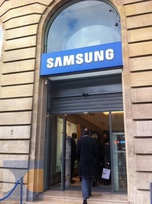 Ouverture du 1er Samsung Mobile Store à Paris