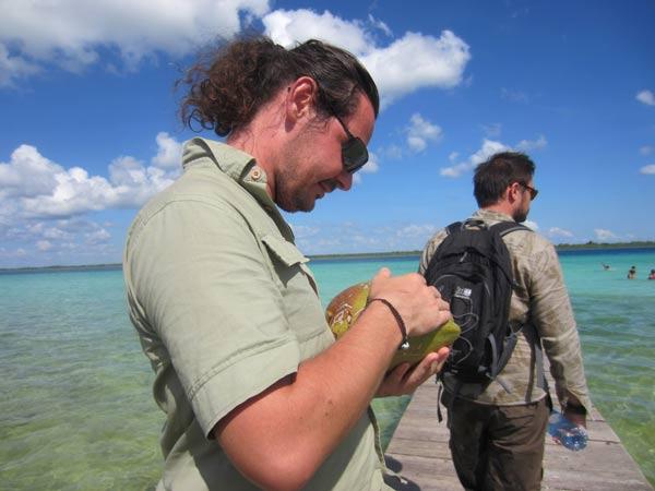 aventuriers-lagune-bacalar Aventuriers dans la menaçante lagune de Bacalar
