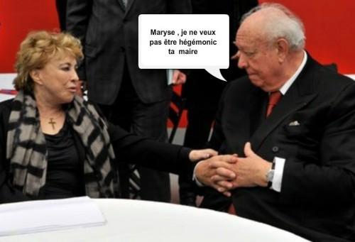 Marseille , ouverture de la chasse aux voix pour 2014 Gaudin Maryse.jpg