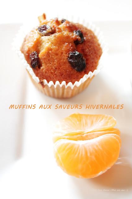 Muffins aux saveurs hivernales (sans gluten et sans lait)