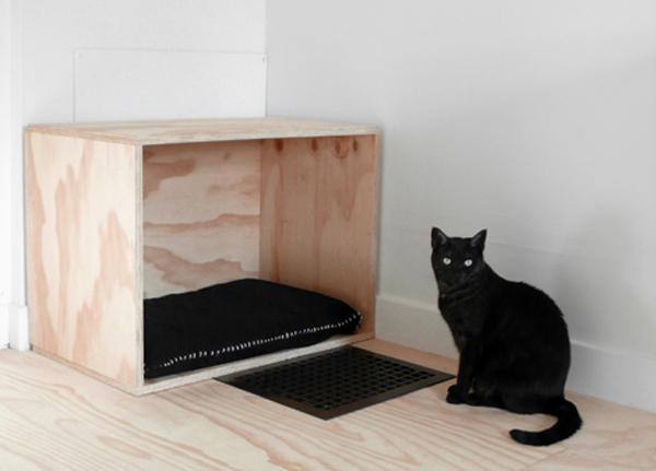 Idée récup' et design de lit pour chat - Hindsvik