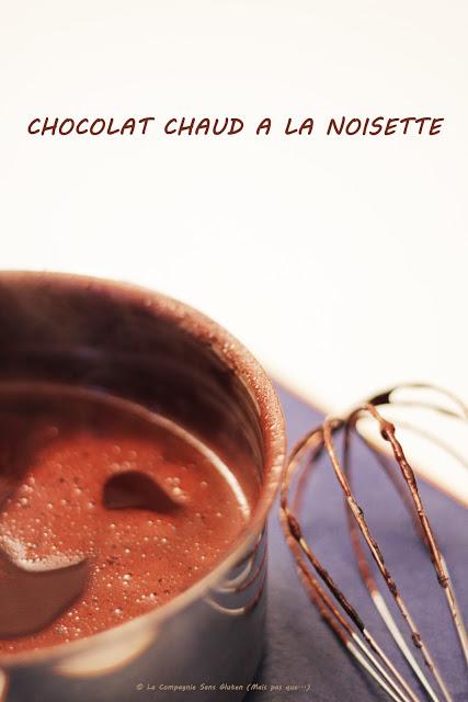 Chocolat chaud à la noisette -sans lait-