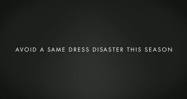 La guerre entre filles portant la même robe par Harvey Nichols