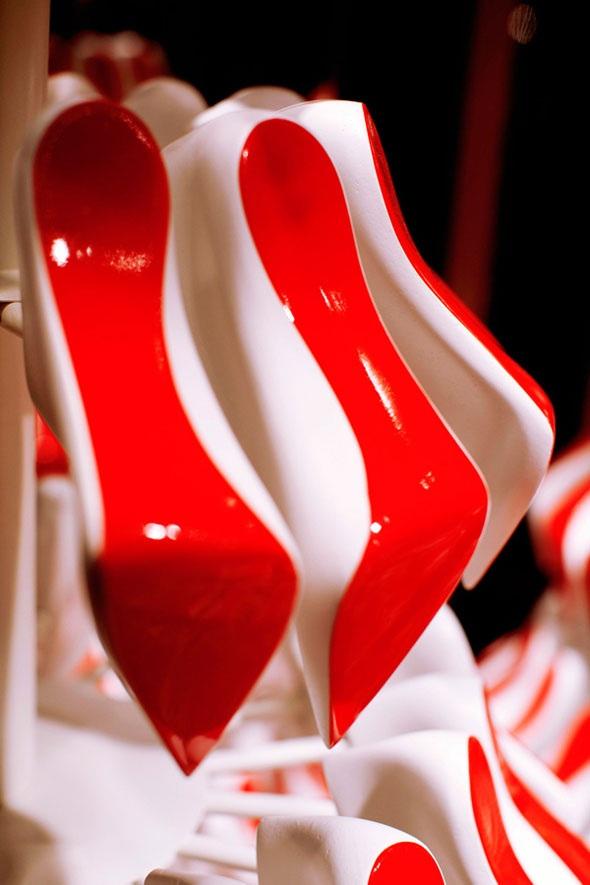 Le merveilleux sapin de Noel signé Christian Louboutin