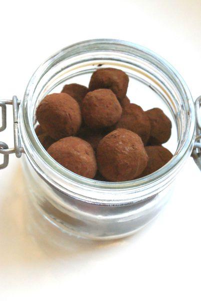 truffes chocolat noir