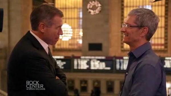 Interview de Tim Cook par la NBC