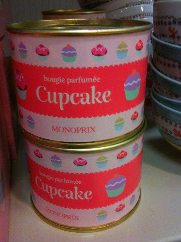 bougie cupcake monoprix