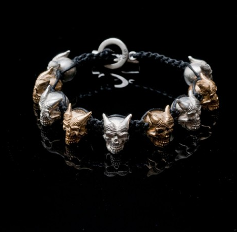 Les bijoux Dewa bracelet skulls dewa