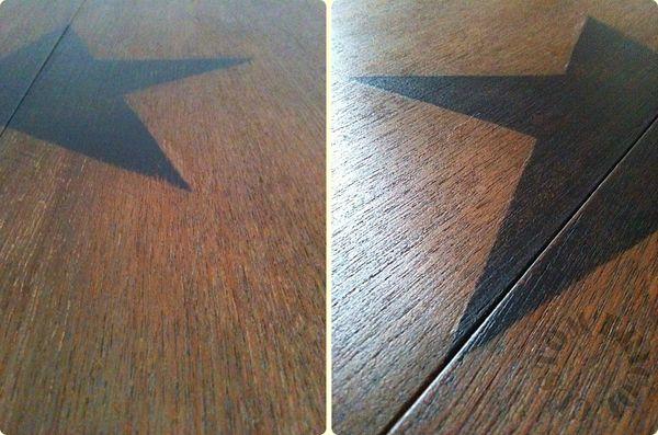 Vintage star Table 70 - détails