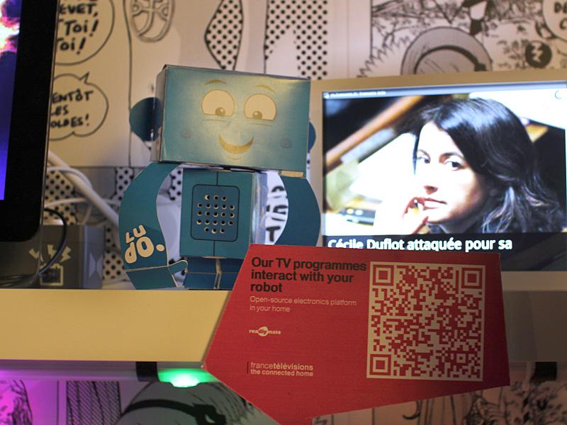 LeWeb12 : Des papertoys interactifs pour les jeunes téléspectateurs