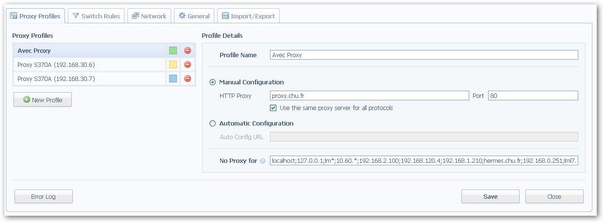 Changer facilement de proxy sous Chrome avec l’extension Proxy Switchy!