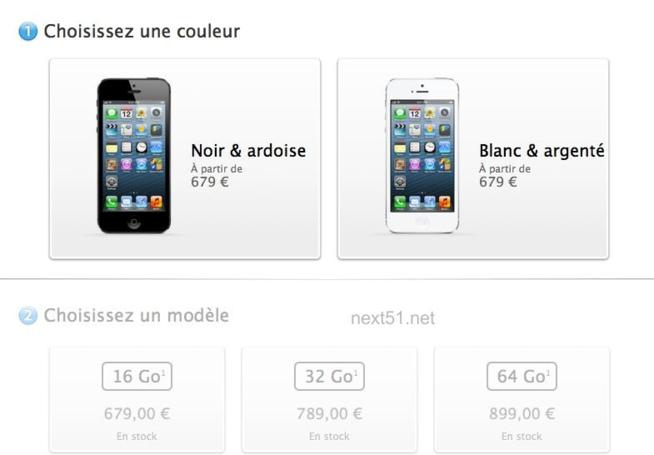 L'iPhone 5 est désormais en stock sur tous les Apple Store...