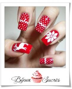 Nail art Noël Nail art Noël