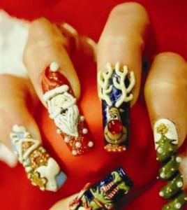 Nail art Noël Nail art Noël