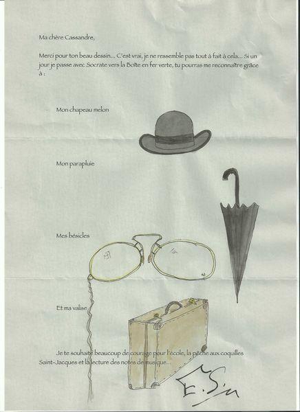 J - 8 !! Lettre Satie Cassandre