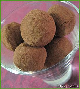 Truffes chocolat-noisettes Truffes chocolat-noisettes